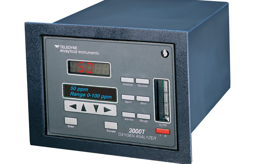 Analizadores de oxígeno electroquímicos Teledyne 3000T